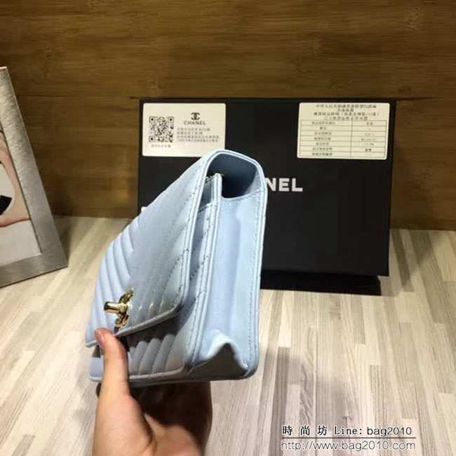 香奈兒CHANEL V982新款新顏色專櫃品質羊皮鏈條小包 DSC1258